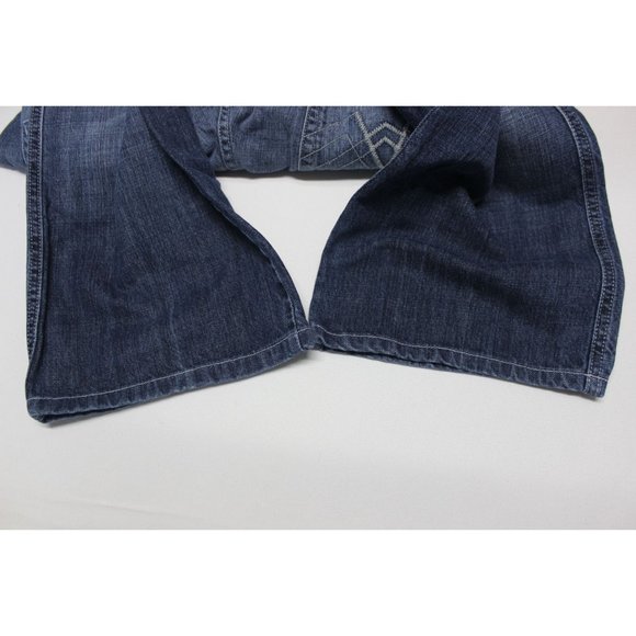 7 For All Mankind men's A-Pocket wide straight leg button‎ fly jeans 33 x 28 - Picture 13 of 13